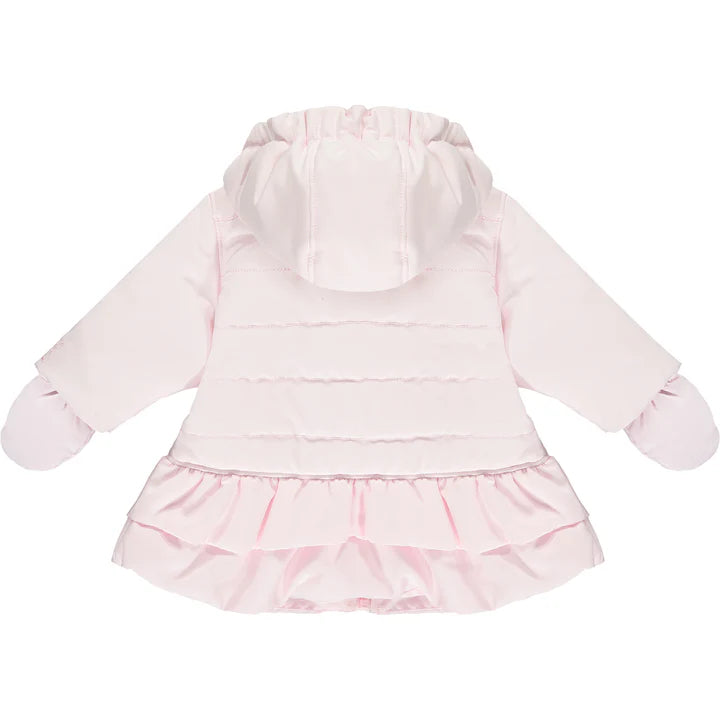 Emile Et Rose Girls Pink Jacket With Mitts Corina AW25