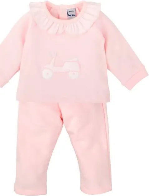 Babidu Girls Pink 2 Piece Set Bike AW25
