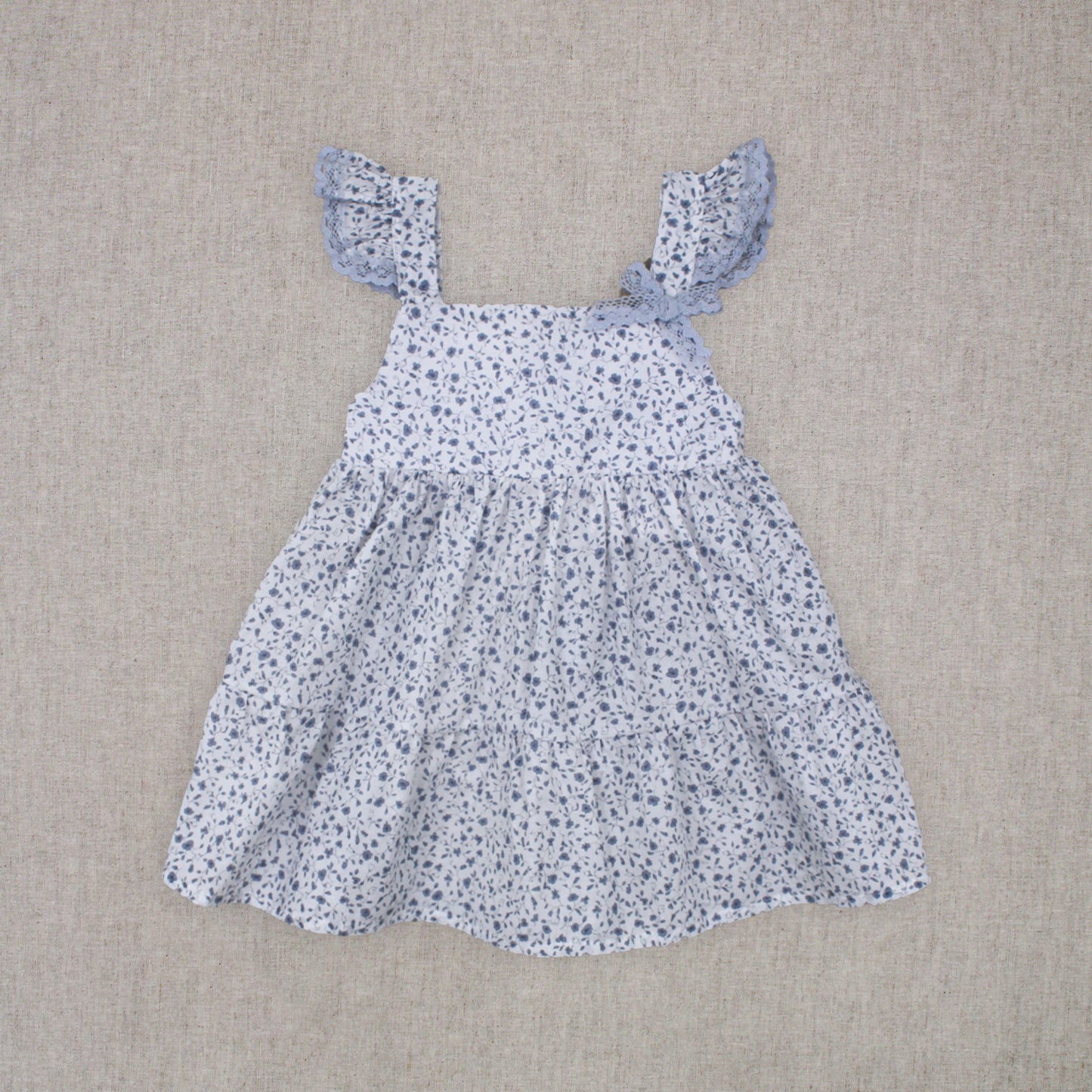 Rapife Ceremony Girls Blue Floral Dress SS25