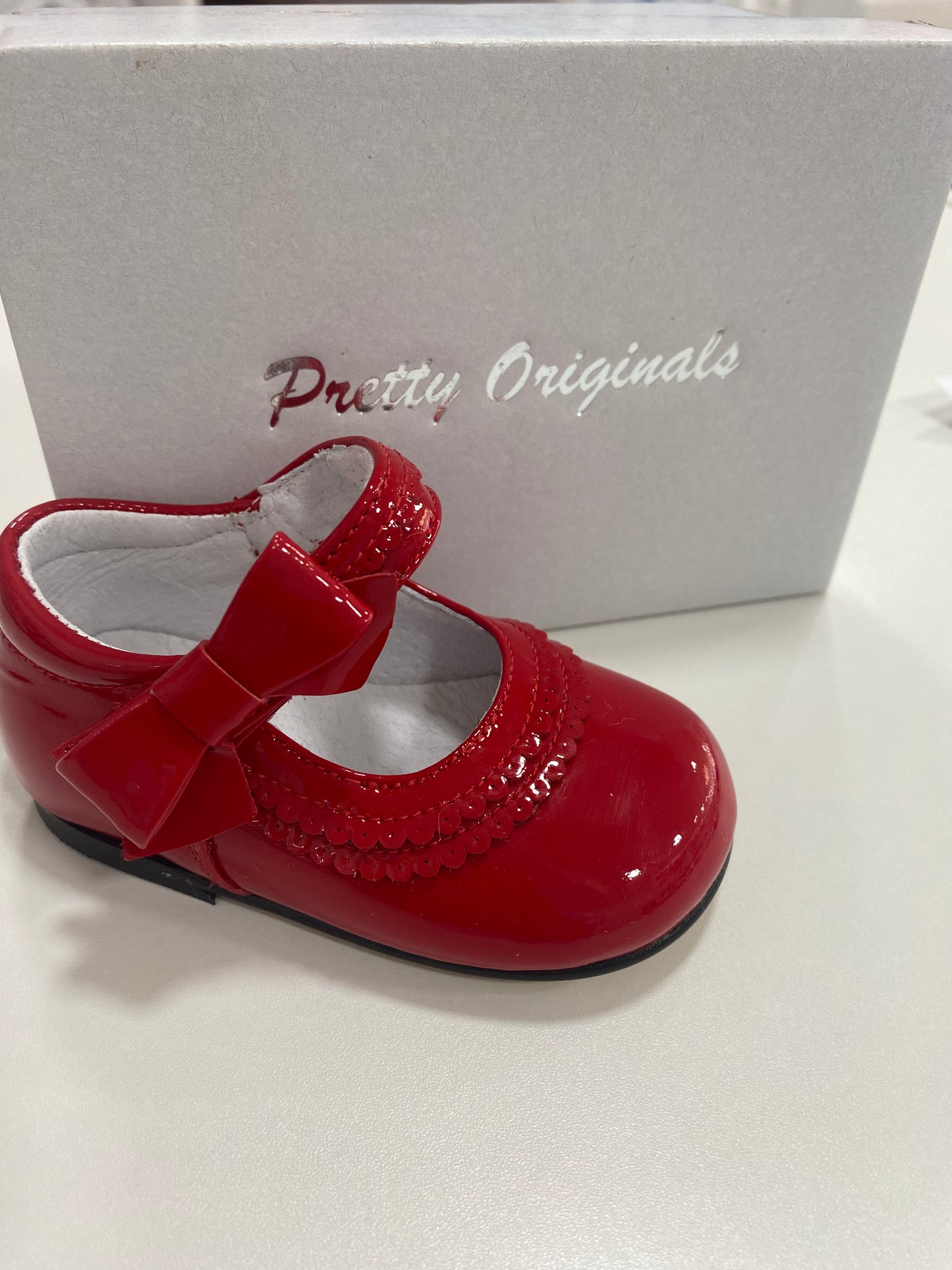 Pretty Originals Girls Red Shoes
