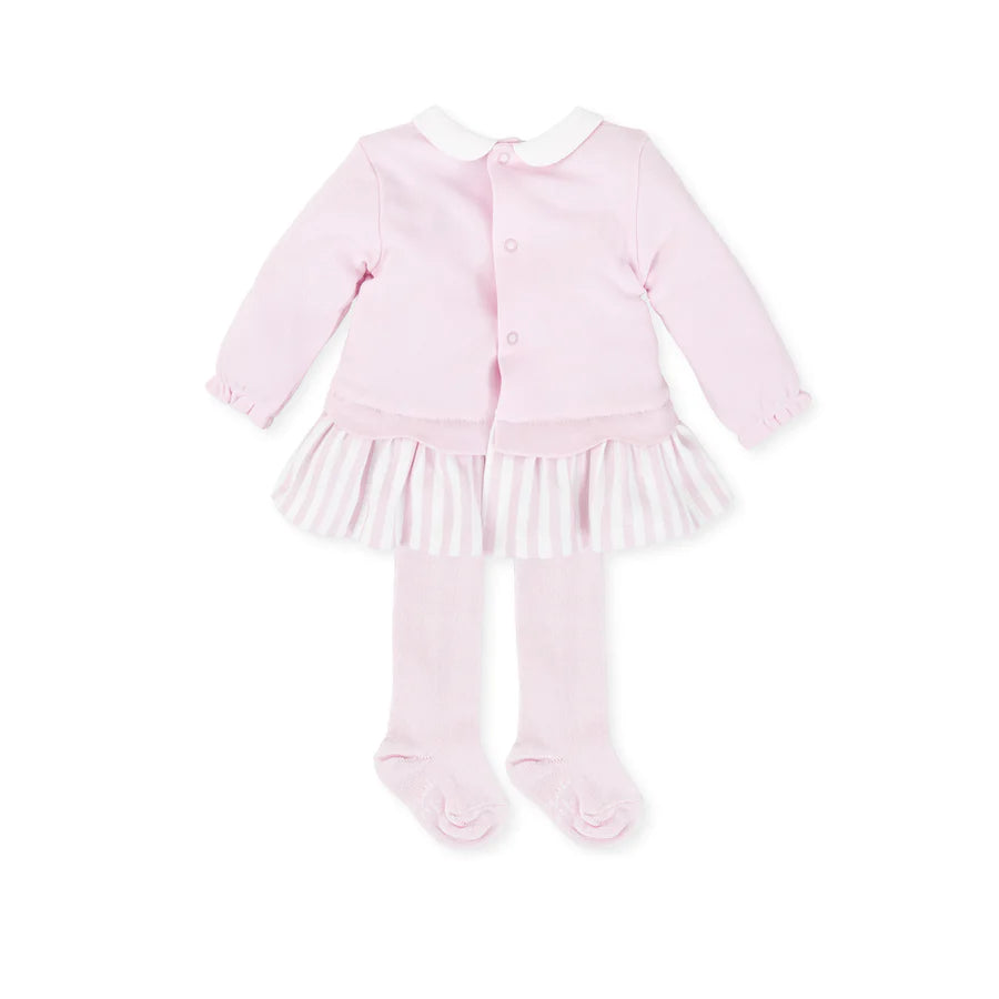 Tutto Piccolo Girls Dress And Tights Set AW