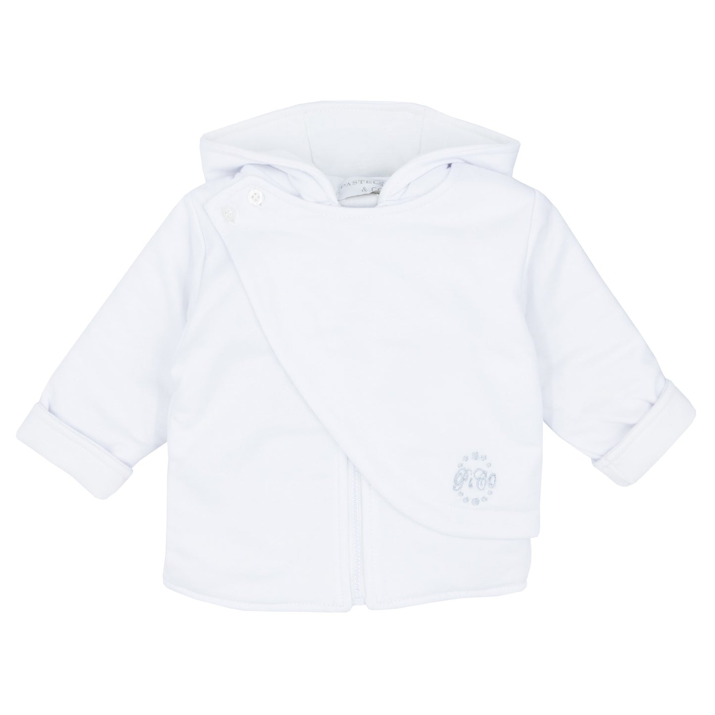 Pastels & Co White Killian Baby Jacket