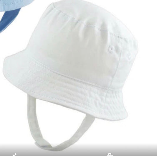 Pesci White Unisex Bucket Hat