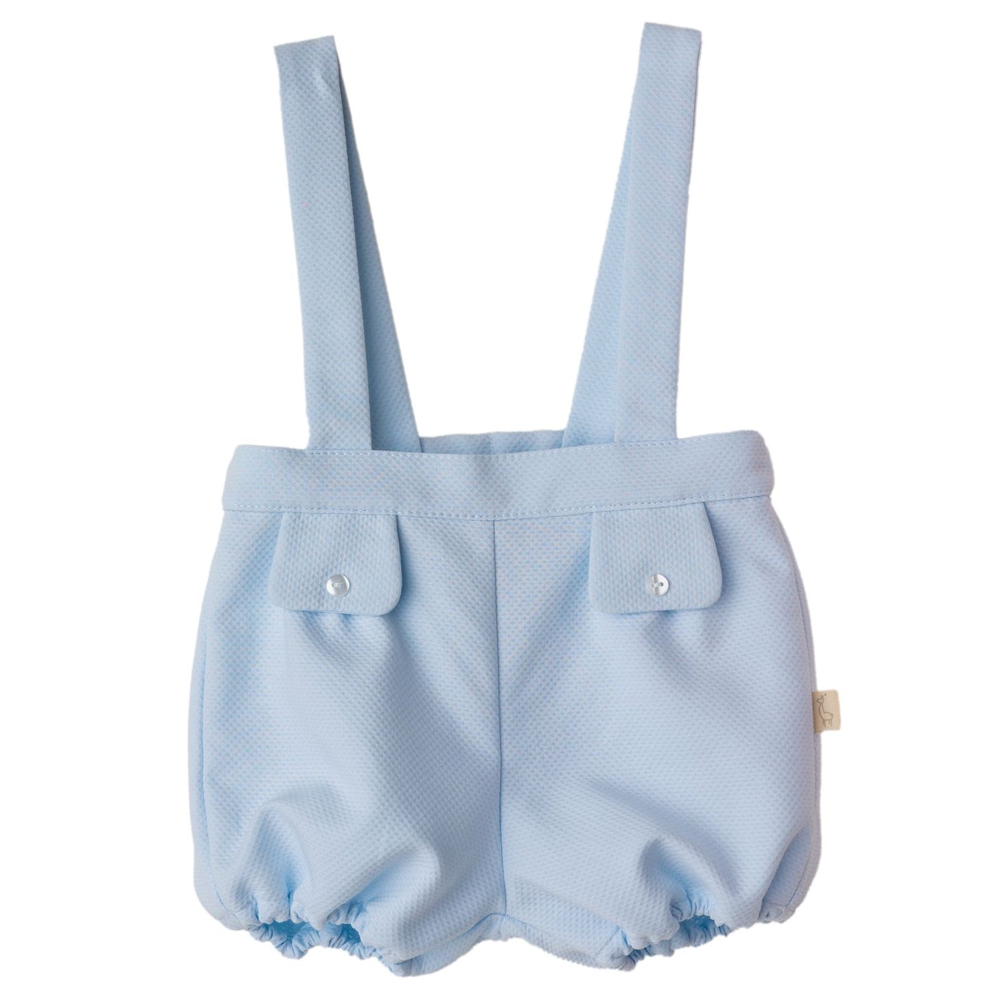 Baby Gi Pique shorts with  braces SS23